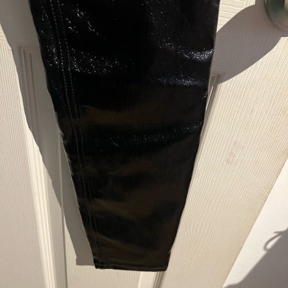 Free People Phoenix Coated Jeans Liquid Black NWT - Picture 8 of 16